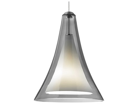 Visual Comfort Modern Melrose-II 1-Light Gray Mini Pendant