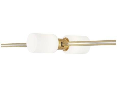 Visual Comfort Modern Cylinders 1-Light Aged Brass Spot Light