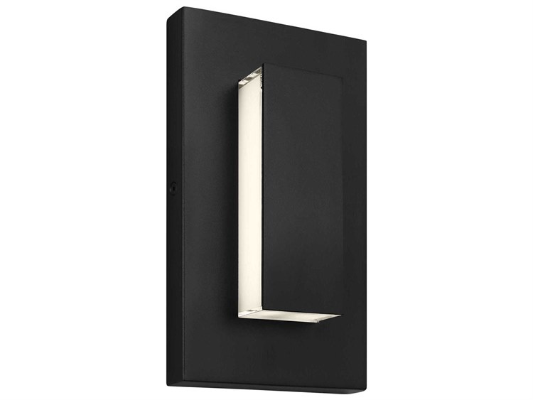 Visual Comfort Modern Aspen 1-Light Outdoor Wall Light Black 9