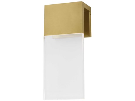 Visual Comfort Modern Kulma 1-Light Natural Brass Wall Sconce