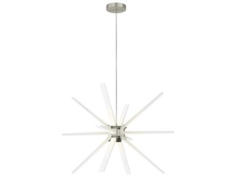 Visual Comfort Modern Photon 18-Light Satin Nickel Sputnik Chandelier