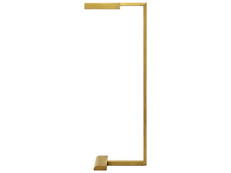 Visual Comfort Modern Dessau Natural Brass Floor Lamp