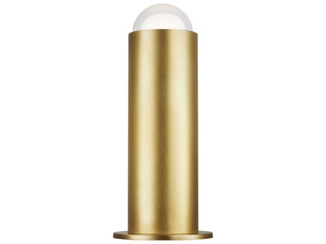 Visual Comfort Modern Ebell Natural Brass Table Lamp