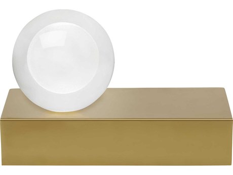 Visual Comfort Modern Mina Natural Brass Table Lamp