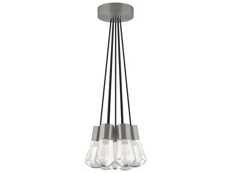 Visual Comfort Modern Alva 7-Light Satin Nickel Pendant