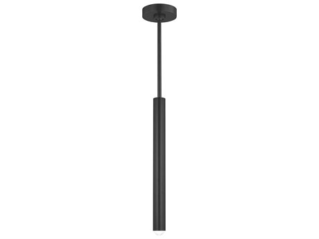 Visual Comfort Modern Ebell 1-Light Dark Bronze Cylinder Mini Pendant