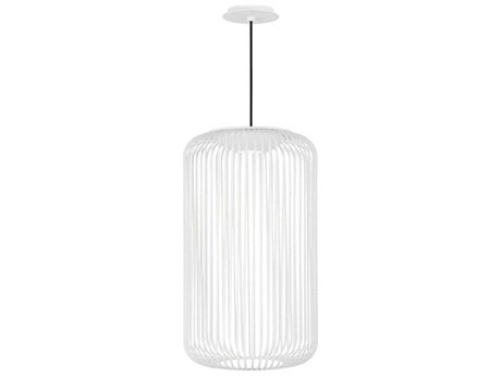 Visual Comfort Modern Kai 1-Light Matte White Mini Pendant