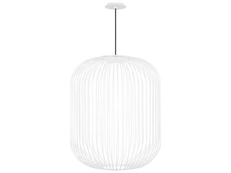 Visual Comfort Modern Kai 1-Light Matte White Pendant