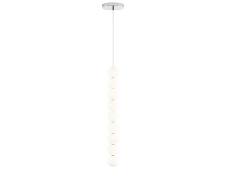 Visual Comfort Modern Orbet 9-Light Polished Nickel Mini Pendant