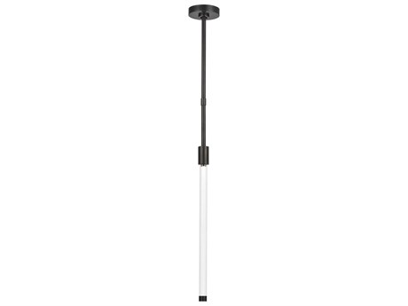 Visual Comfort Modern Phobos 1-Light Dark Bronze Linear Mini Pendant