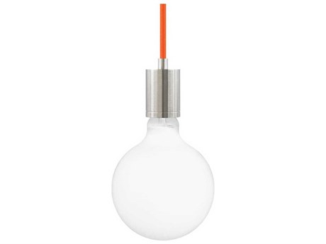 Visual Comfort Modern Soco 1-Light Satin Nickel Mini Pendant