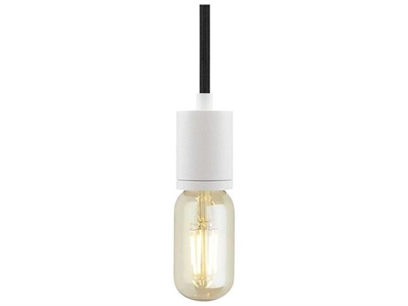 Visual Comfort Modern Soco 1-Light White Mini Pendant