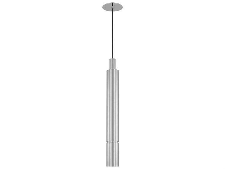 Photos - Chandelier / Lamp Visual Comfort Modern Sottile 1-Light Polished Stainless Steel Cylinder Mini Pendant 700TDSOT27PSS-LED927
