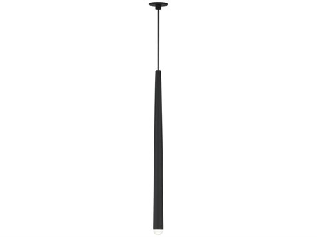 Visual Comfort Modern Pylon 1-Light Nightshade Black Linear Mini Pendant