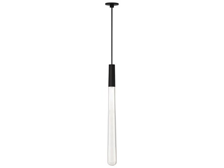 Visual Comfort Modern Pylon 1-Light Nightshade Black Linear Mini Pendant