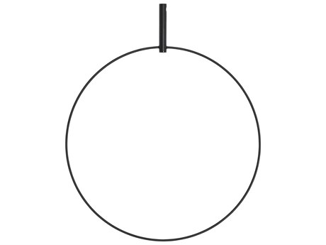 Visual Comfort Modern Trellis Nightshade Black Round Accessory