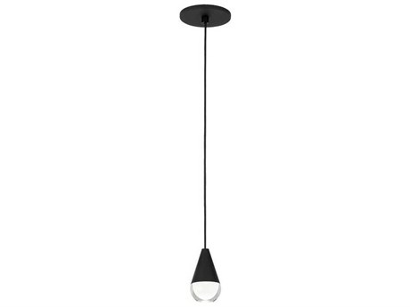 Visual Comfort Modern Cupola 1-Light Nightshade Black Mini Pendant