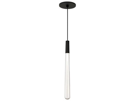 Visual Comfort Modern Pylon 1-Light Nightshade Black Linear Mini Pendant
