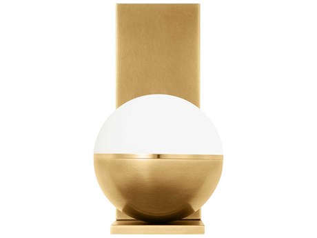 Visual Comfort Modern Akova 1-Light Plated Brass Wall Sconce