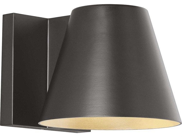 Visual Comfort Modern Bowman 1-Light Outdoor Wall Light Bronze 2