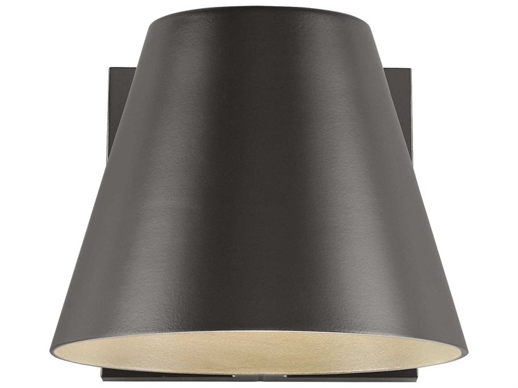 Visual Comfort Modern Bowman 1-Light Outdoor Wall Light Bronze 3