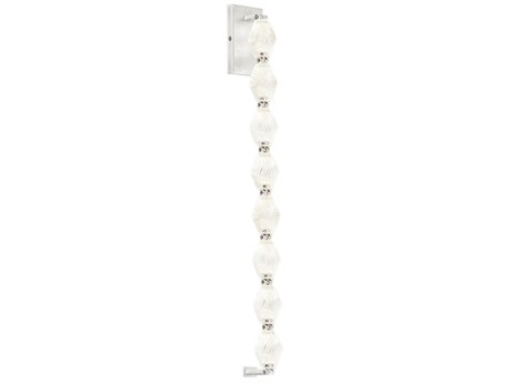 Visual Comfort Modern Collier 1-Light Polished Nickel Wall Sconce