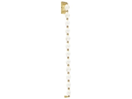 Visual Comfort Modern Collier 1-Light Natural Brass Wall Sconce