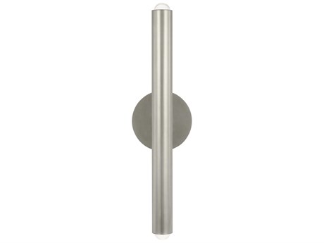 Visual Comfort Modern Ebell 2-Light Antique Nickel Wall Sconce
