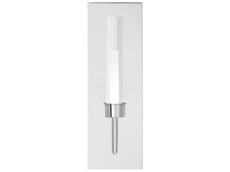 Visual Comfort Modern Linger 1-Light Polished Nickel Wall Sconce