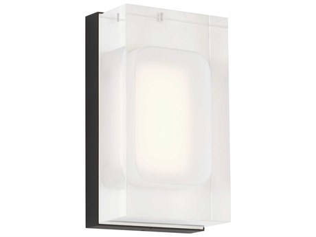 Visual Comfort Modern Milley 1-Light Nightshade Black Wall Sconce