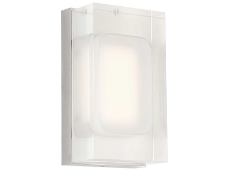 Visual Comfort Modern Milley 1-Light Polished Nickel Wall Sconce