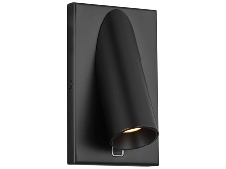 Visual Comfort Modern Ponte 1-Light Nightshade Black Wall Sconce