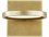 Visual Comfort Modern Spectica 5" Tall 1-Light Satin Gold Wall Sconce  VCM700WSSPCTG