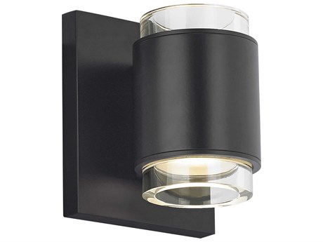Visual Comfort Modern Voto 1-Light Black Wall Sconce