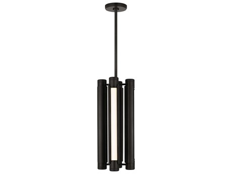 Visual Comfort Modern Capa 4-Light Bronze Cylinder Mini Pendant
