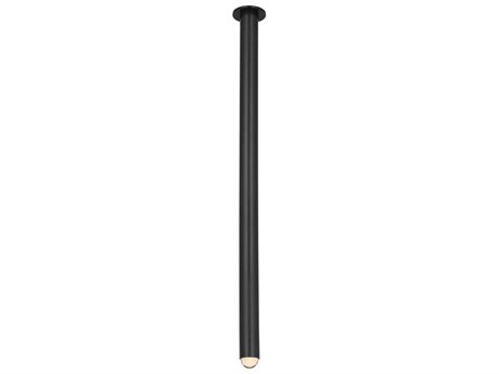 Visual Comfort Modern Ebell 1-Light Dark Bronze Cylinder Flush Mount