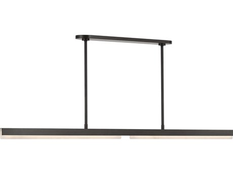 Visual Comfort Modern Linea 1-Light Bronze Linear Island Pendant