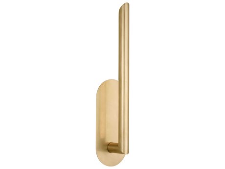 Visual Comfort Modern Fielle 1-Light Hand Rubbed Antique Brass Wall Sconce