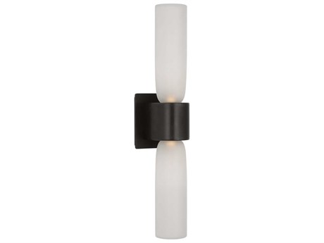 Visual Comfort Modern Volver 2-Light Bronze Wall Sconce