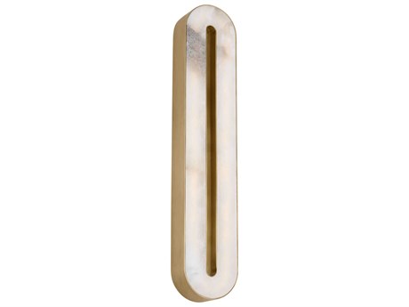 Visual Comfort Modern Wyllis 1-Light Hand Rubbed Antique Brass Wall Sconce
