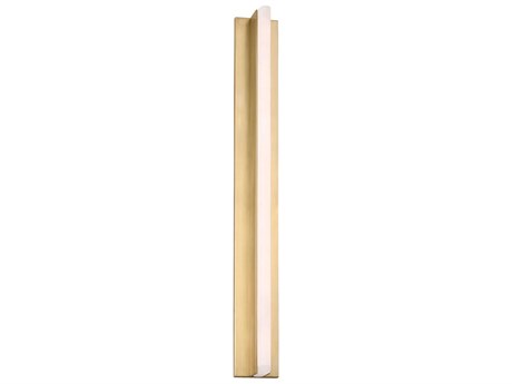 Visual Comfort Modern Linea 1-Light Hand Rubbed Antique Brass Wall Sconce