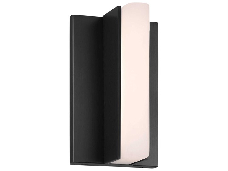 Photos - Chandelier / Lamp Visual Comfort Modern Linea 1-Light Bronze Wall Sconce KWWS71227BZALB