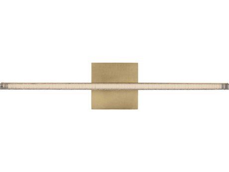 Visual Comfort Modern Serre 1-Light Natural Brass Vanity Light