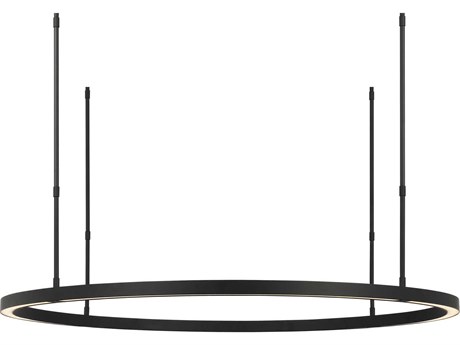 Visual Comfort Modern Stagger 1-Light Nightshade Black Pendant