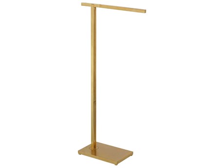 Visual Comfort Modern Stagger Natural Brass Floor Lamp