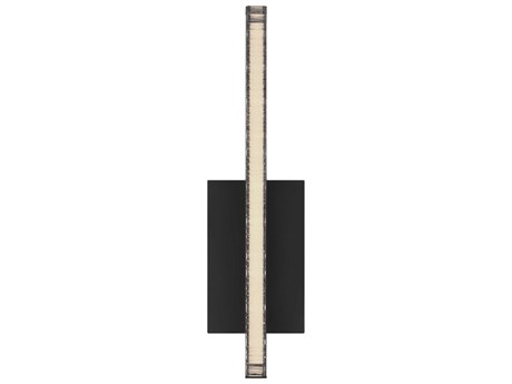 Visual Comfort Modern Serre 1-Light Nightshade Black Wall Sconce