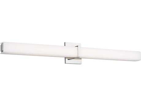 Visual Comfort Modern Milan 1-Light Chrome Vanity Light