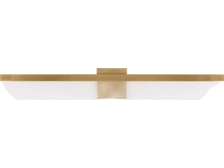 Visual Comfort Modern Nyra 1-Light Plated Brass Vanity Light