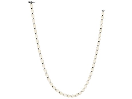 Visual Comfort Modern Collier 1-Light Polished Nickel Linear Chandelier