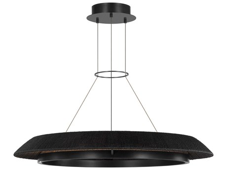 Visual Comfort Modern Noa 1-Light Bronze Washed Black Pendant